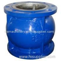 PN16 cast iron flange type silent check valve for pump and water treatment