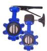 DIN3202-1999 K1 cast iron wafer type and lug type butterfly valve for water oil etc