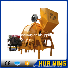 350L manual diesel engine powered concrete mixer machine