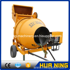 350L manual diesel engine powered concrete mixer machine