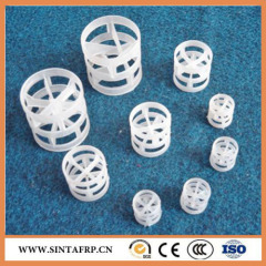 Plastic pall ring for plastic random packings