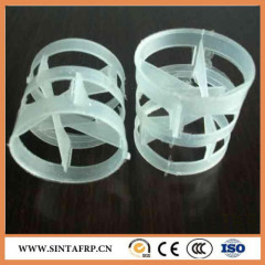 White Plastic Pall ring in packing tower