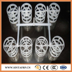 White Plastic Pall ring in packing tower