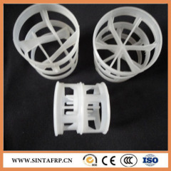 White Plastic Pall ring in packing tower