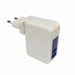 Multiple 5v 3A usb travel charger adapter full output detachable