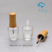 bamboo cap bottle 15ml glass bottle nail gel polish bottle