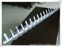 stainless steel pigeon spikes.hot dipped bird spikes.wall spike