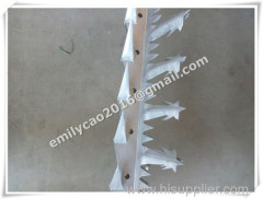 stainless steel pigeon spikes.hot dipped bird spikes.wall spike