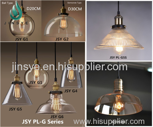 Vintage Glass pendant lamp hanging light