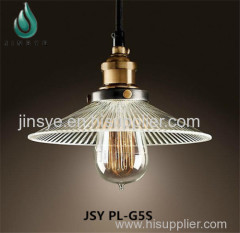 Waterproof glass bathroom hanging lamp modern lighting