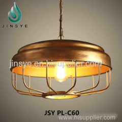 Copper metal pendant light lamp