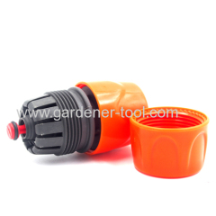 Plastic universal garden hose female waterstop connector