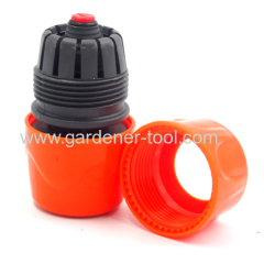 Plastic universal garden hose female waterstop connector