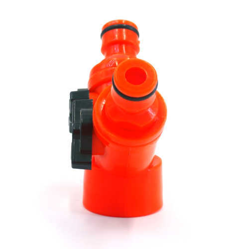 Plastic Garden Y Tap Coupling With double outlet and Valve