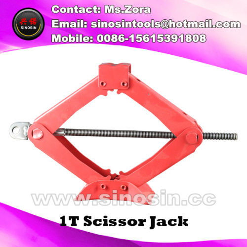 High Quality 1-2T Manual Scissor Screw Jack Small Lifting Jacks