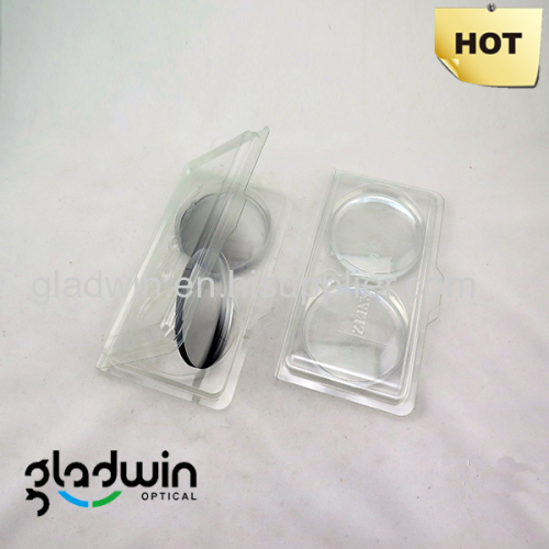 Glasses clamshell case for