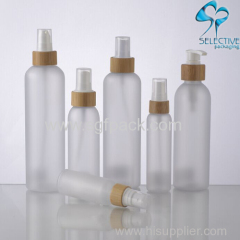 empty frosted china pet plastic spray packaging bottle