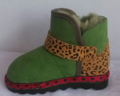 Fashion faux suede children comfortable boots