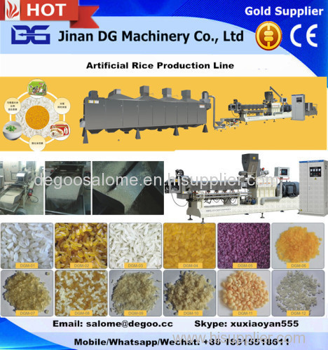 Nutritional/Enriched/Artificial/Reconstituted rice making machine production line