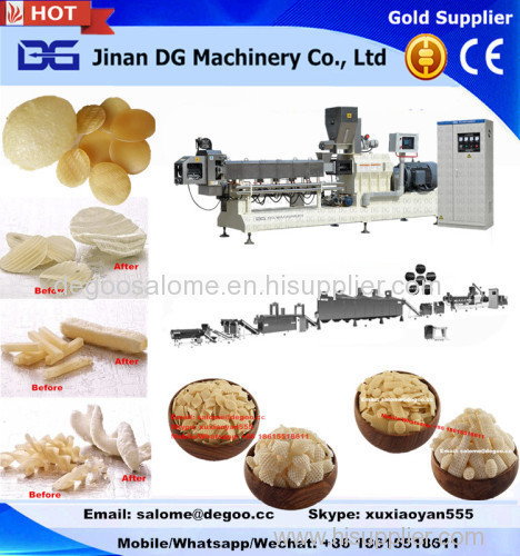 automatic 2d 3d snack pellets making machine production line