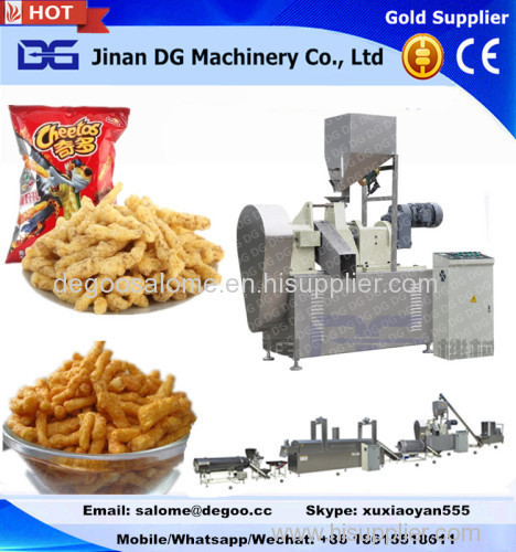 Fried Cheetos/Kurkure/Nik Naks/Corn Curls snack food making machine production line