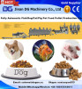 Automatic animal pet dog food/floating fish feed pellet making machine production line