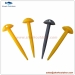 Plastic groundsheet tent peg tent stake