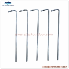 7" Steel round wire tent peg tent stake