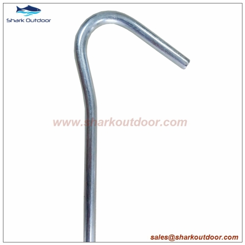 Steel round wire tent peg tent stake 7  or 9 