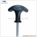 Heavy duty steel tent peg tent stake with plastic head 21cm