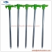 Heavy duty steel tent peg tent stake with plastic head 23cm
