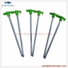 Heavy duty steel tent peg tent stake with plastic head 25cm