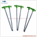 Heavy duty steel tent peg tent stake with plastic head 23cm