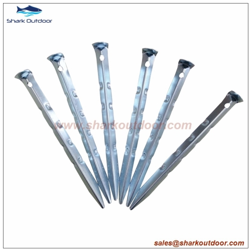 Ripple steel tent pegs tent stake 18cm