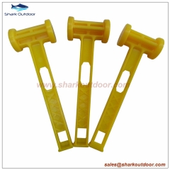 Plastic outdoor camping tent peg hammer