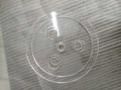 quartz glass heat shield ring