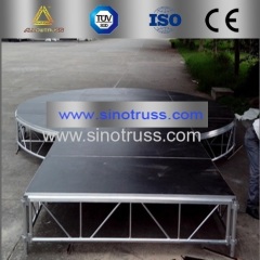 Hot sale Aluminum alloy stage portable stages customized shape