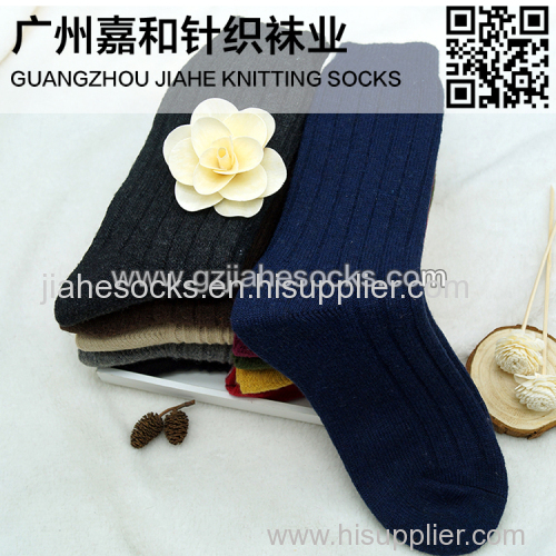 OEM Custom Wholesale Women Solid Color Wool Socks
