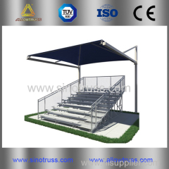 Aluminum school playgroound bleachers