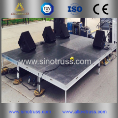 Four-legs portable Aluminum alloy stage