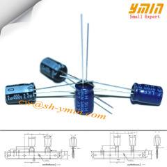 400V 22uF 12.5x20mm High Power Capacitors LKF Series 105C 7000 ~ 10000 Hours Radial Aluminum Electrolytic Capacitors