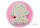 Animal Monkey Silicone Cake Moulds High Temprature Freezer Safe 6.5*6.5*1.7cm