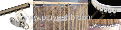 hall use coil mesh curtain space divider