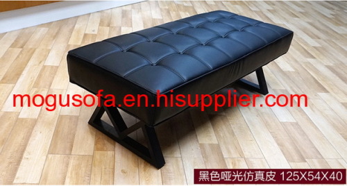 MOGU Original design Metal foot with fashion Sofa for lobby/shops/mall/reception sofa with PVC/VINLY/Real leather custom