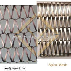 balance woven spiral mesh