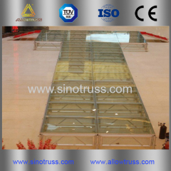 Transparent Movable Aluminum alloy Portable Stage stage platform