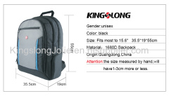 2016 Durable Cheap Waterproof Notebook Slim Laptop Backpack