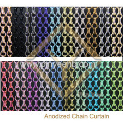 interior decorative aluminum chain curtain/drapery