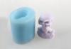 Eco - Friendly Skull Shaped Silicone Candle Molds For Halloween Party 8.4*7*9.6cm