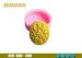 Flower Pattern Oval Shaped Silicone Baking Mould FDA And RoSH Approval Washable